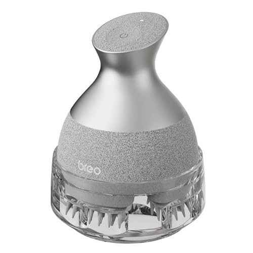 breo 電動頭皮ブラシ ヘッドスパ IPX7防水 乾湿両用 お風呂 3Dムーブ...