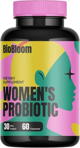 Image of BioBloom Vaginal Probiotics for Women | pH Balance with Prebiotics & Lactobacillus Probiotic Blend Women's Vaginal Health Supplement | Promote Healthy Vaginal Odor & Flora 60 Count