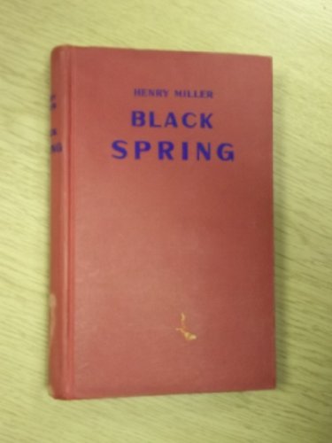 Black Spring B000879XQM Book Cover