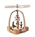 Produktbild DREGENO Seiffen Pyramide mit Weihnachtsmann, Holz, Natur, 19 x 19 x 23 cm
