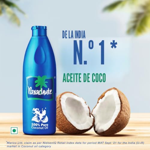 Aceite de coco Parachute para el pelo en bote de 500 ml 2
