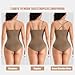 SLLIE Strapless Shapewear for Women Tummy Control Shapewear Seamless Bodysuit Body Shaper