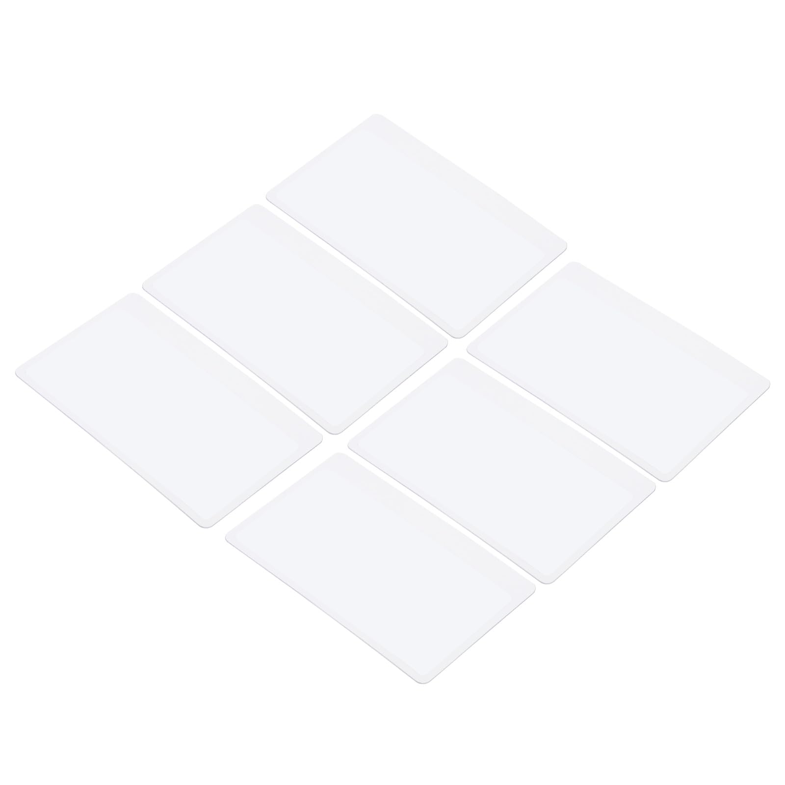 PATIKIL Bookmark Magnifier, 50 Pack 3X Full Book Page Viewing Magnifying Lens for Low Vision People Reading Book Magazine Newspaper, Clear