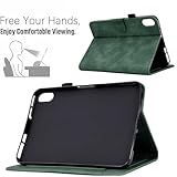 MOKASE Case for 2021 iPad Mini 6th Generation 8.3 inch Case, Suede Leather Multi-Angle Folio Stand Cover, Smart Auto Wake/Sleep with Pen Holder & Card Slots for 8.3" iPad Mini 6 2021 Release, Green - Image 3