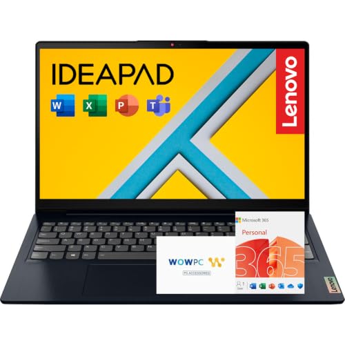Image of Lenovo IdeaPad Slim 3i • 15.6 inch FHD Business Laptop • Microsoft Office 365 • Intel N150 • 8GB DDR5 RAM • 128GB SSD • Copilot AI • Windows 11