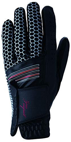 Kasco Golf Gloves Zeus Impact Zeus Impact Gloves Men's ZI-1926 Black 9.1 inches (23 cm) 2 way knit with elastic upper for a good fit.