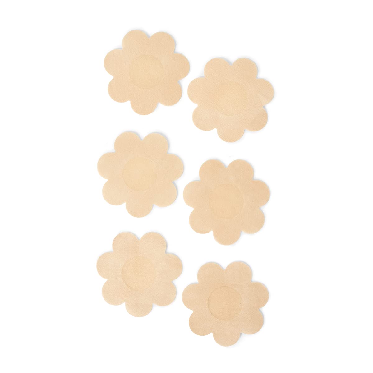 nykd Adhesive Silicone Nipple Pasties for Women Combo Pack of 3 Free Size Nipple Pasties, NYA005, Nude, Free Size, 1N-picture-18