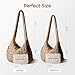 Puffer Tote Bag for Women Large Quilted Tote Bag Quilted Carryall Bag Soft Puffy Crossbody Bag Hobo Handbags Puff Purse