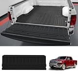 LASFIT Tailgate Mat for Ram 1500 2009-2018, for Ram 2500/3500 2009-2026, for 1500 Classic 2019-2024 Standard Tailgates, All Weather TPE Tailgate Protector Liner Replacement Accessories, Black