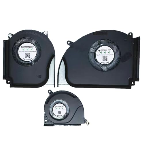 New Laptop CPU + GPU + Hard Disk Cooling Fan for ASUS ROG Strix G814J G814JI G814JV G814JU G814JZ G814JVR G814JIR G814JZR G834J G834JZ G834JY G834JYR G834JZR Series DC 12V Fan