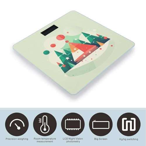 Báscula digital plana Landscape Flat Simple para baño miniatura 3