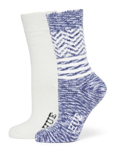 Women's Crew Length Boot Socks, Warm and Comfortable for Cold Weather Activities, 2 Pair Pack
| Women's Crew Length Boo 