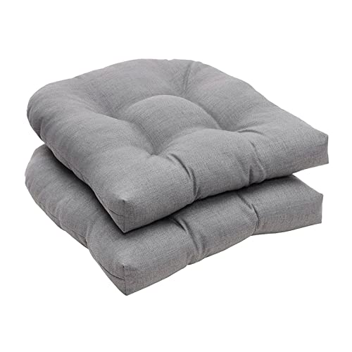 SiaBiced Lot de 2 Coussins D'assise Capitonnés en Osier pour Fauteuil, 48 X 48 Cm, pour...