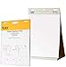 KAV Tisch-Flipchart-Papierblock mit selbstklebender Oberfläche, blanko, perforiert, 20 Blatt für Büro, Präsentation, Restaurant, Schule, Zuhause und Küchennotizen - 70 g/m² Papier, 58,5 x 50 cm
