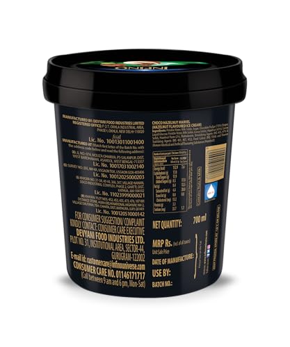 Image of INFINO Chocolate Hazelnut Marvel Premium Icecream Tub, 700ml