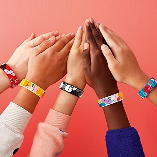 LEGO 41947 DOTS Disney Mickey & Friends Bracelets Mega Pack 5in1 Crafts Set, DIY Toy Jewellery Making Kit for Kids, with Glitter and Minnie Mouse Tiles
