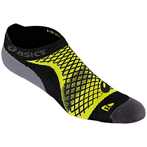 ASICS Hera Deux Single Tab Sock, Black/Wow, Medium