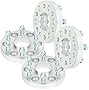 SCITOO 6x120 Wheel Spacers 1 inch Thick Hub Bore 66.9mm with 14x1.5 Studs, Silver 6 Lug Wheel Spacers Fit for Traverse 2018-2020 for Blazer 2019-2020 - 4Pcs