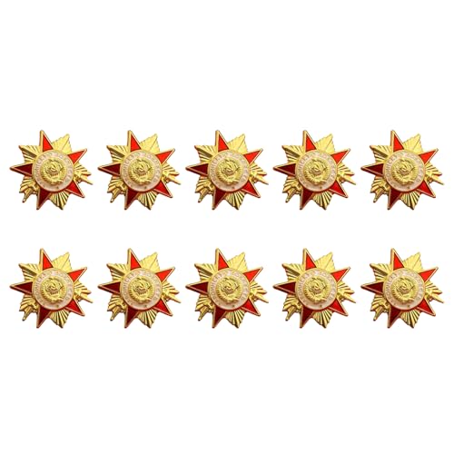 Badge broche soviétique vintage en métal doré argenté ou bronze pour collectionneur d'histoire