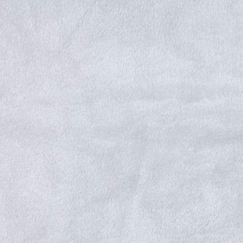 Shannon Minky Solid Cuddle 3 Platinum, Fabric by the Yard