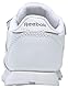 Reebok Unisex Baby Classic Leather 2V Sneaker, White/Carbon/Vector Blue, 23 EU