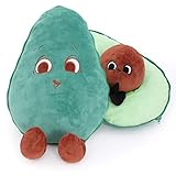 MorisMos Avocado Morbido Giocattolo Frutta Abbraccio Cuscino Imbottito Avocado Cibo Frutta Coccole Cuscino 50cm