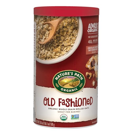 Nature's Path Organic Old Fashioned Oats Instant Oatmeal, 18 oz (Pack of 6), Non-GMO
