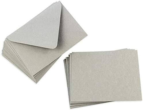 Cards with Envelopes, Chartreuse Matt, A7 Flat, 25 Pack