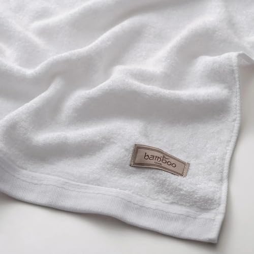 Image of Spread Spain Bamboo Towels for Bath, Towels for Bath Large Size, Bamboo Bath Towel High Absorbent & Soft, 360 GSM,1 Piece Bath Towel for Men /Women, 90 cms x 180 cms