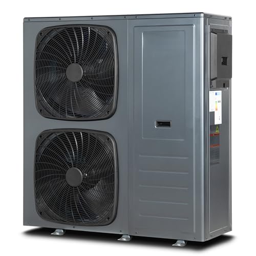 SMETA Monoblock Luft Wärmepumpe Warmwasser R290 16 kW, Einphasig, 3-in-1 Heizung,Einphasig...