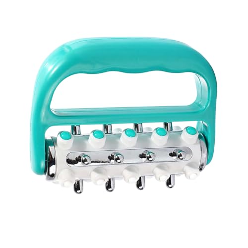 Massageroller Mit Griff,Selbstmassagerolle,Massagegerät Fascia Ball,Igelball Fußmassage Handmassageroller für Beine RüCken Arme Schultern Muskelschmerzen (Blau) Massageroller Mit Griff,Selbstmassagerolle,Massagegerät Fascia Ball,Igelball Fußmassage Handmassageroller für Beine RüCken Arme Schultern Muskelschmerzen (Blau)