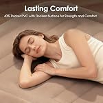 Air Mattress Queen with Built-in Pump, 18"Raised Blow Up Mattress - Image 3