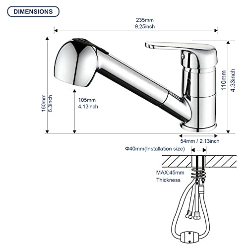 WINDALY-Grifo-Cocina-Grifo-Cocina-Ducha-Extraible-con-Monomando-Giratorio-de-360-Grifos-de-Fregadero-Agua-Fria-y-Caliente-Mezclador-Monomando-Para-Fregadero-de-Cocina-Cromo