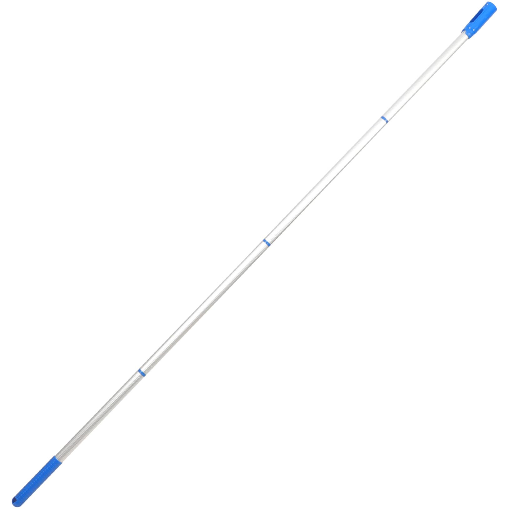 SUPVOX 3 Ensembles Perche télescopique pour Filet de pêche étagère pôle Panier Skimmer Piscine étang à Poissons - Accessoire de Skimmer Poteau réglable Poteau de Piscine en Aluminium PP