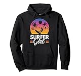 Retro Surfer Girl Surfboard Surf Women Girls Gift