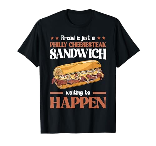 Philly Cheesesteak Grilled Cheese Sandwich T-Shirt