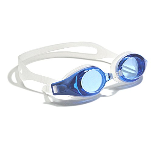 EnzoDate Gafas de natación ópticas para hipermetropía RX de + 1,0 a + 8,0, miopía de -1,0 a -8,0, para Adultos y niños, protección Frente a Rayos Ultravioleta