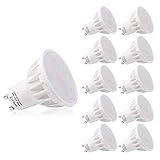 led gu10 dimmbar osram Dimmbare schöne warme weiße Farbe, 3000k, 500lm, 120 Strahlwinkel, ersetzen 50W Halogen durch 6W GU10 Birnen. Packung mit 10 Einheiten.