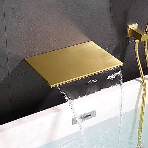 Robinetterie de bain cascade murale pour en finir avec le calcaire visible