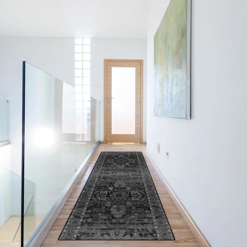 Alfombra dormitorio boho 40x180 cm transforma el pasillo con estilo lavable 6
