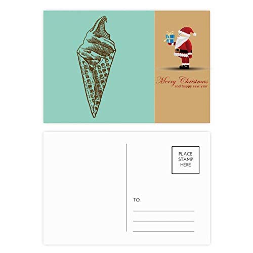 Cartes postales pour croquis Père Noël et glace de lot de 20 pièces