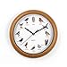 Easymaxx Orologio da parete con 12 immagini e versi realistici di uccelli canterini, spegnimento automatico tra le ore 21 e 5, telaio effetto legno, richiede batterie tipo AA, da 25 x 4 cm