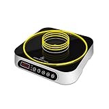 CUISUNYO 1800W Induction Cooktop Countertop 10 Power Levels Burners Portable Electric Stove with Dig