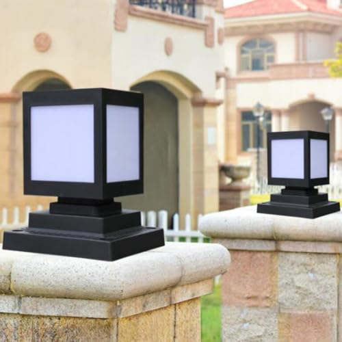 Lámpara solar para poste con batería de 2000mah: la solución de luz resistente para jardín 2