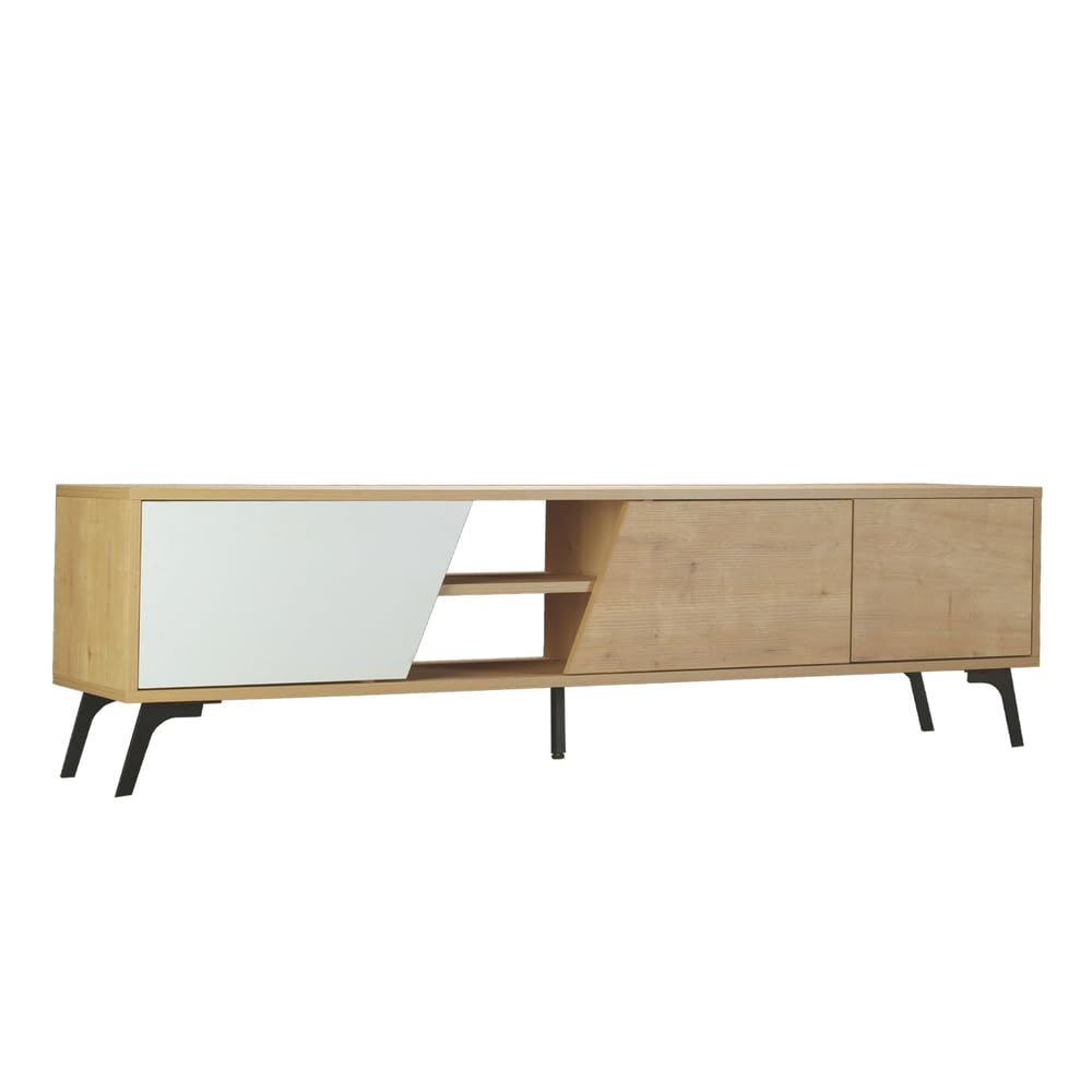 Romig Niche Entertainment TV Stand with Storage Cabinets up to 70
