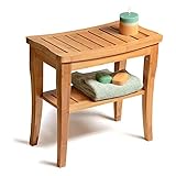 Interior y exterior : puede usarlo como mueble de baño, organizador de almacenamiento de bañera, también puede usarlo en la sala de estar, dormitorio, jardín, casi en cualquier lugar que desee.
