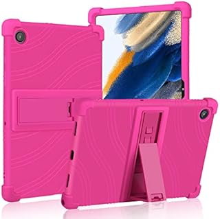 Samsung Galaxy Tab A8 Case 10.5 Inch 2021(SM-X200/X205/X207), ATOOZ Soft Silicone Case for Samsung Galaxy Tab A8 10.5 Tablet Shockproof Case Samsung A8 Tablet Case with Stands (Purple)