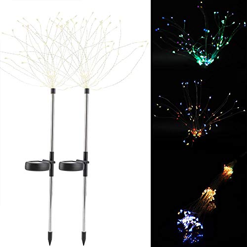 CHENQIAN Luce fatata Solare, 2 Pezzi luci a