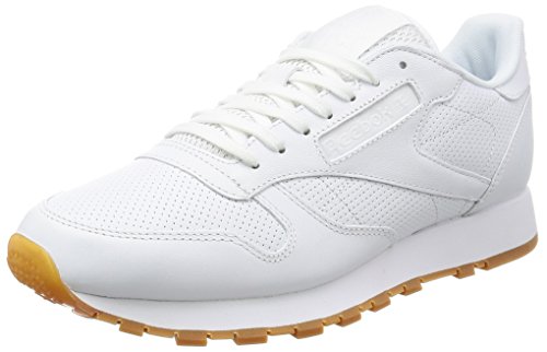 Reebok Homme Chaussures / Baskets Classic Leather PG, Blanc, 8