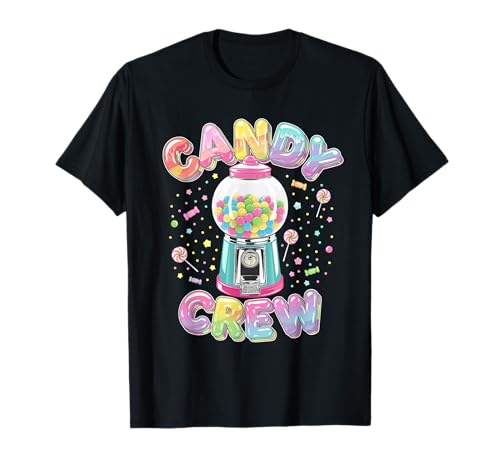 Candy Crew Tshirt Adult Men Women Kids Christmas Pajamas T-Shirt